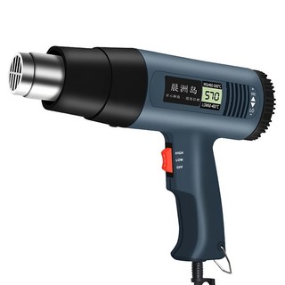 晨洲島 專業可調溫液晶恆溫熱風槍, 1個