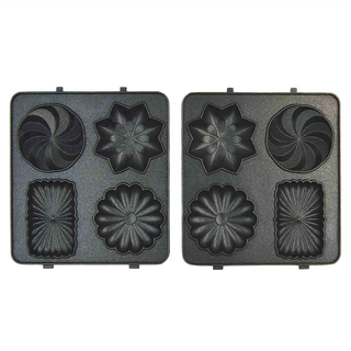 MATURE 美萃 熱壓三明治機專用 燒菓子烤盤 Set 2 鋁合金材質 (不含卡榫), 13.4cm, 1組