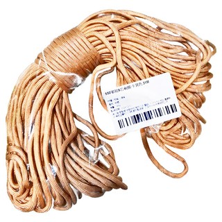 ISE MOUNT 小島嶼山 550軍規9芯傘繩 4mm直徑, 卡其色, 31m