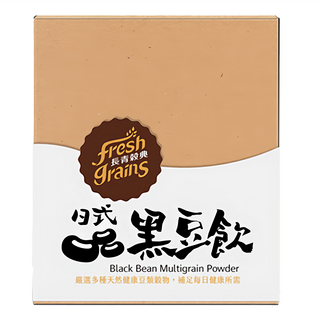 fresh grains 長青穀典 日式黑豆飲 嚴選多種天然健康豆類穀物 30g x 10包入, 300g, 1盒