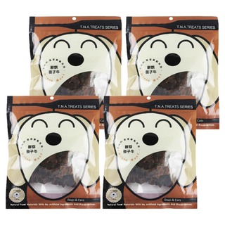 T.N.A. 悠遊 鮮點系列 寵物零食 鮮烘骰子牛 無添加甘油、防腐劑, 100g, 4包