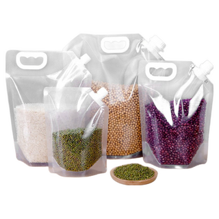 【班恩】加厚食品級密封自立袋 多規格自立站立袋 液體/五穀雜糧分裝袋 露營戶外飲水袋, 透明, 1個