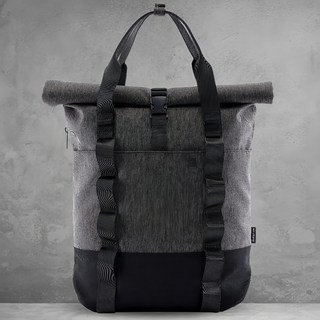 QUESToN 城市旅行 3-Way 多功能捲蓋式後背包, 板岩灰
