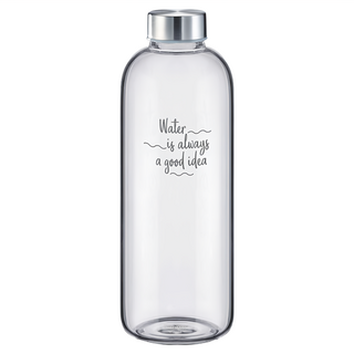 WESTMARK 玻璃冷水壺 附保護套 灰色 德國品牌, 黑色, 1L, 1個