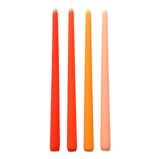 莫蘭迪漸層歐式婚禮蠟燭, 30.5cm高, 2.2cm底直徑, 一組4支, 289g, 1盒