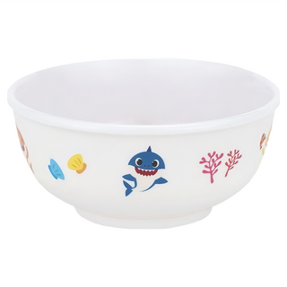 Skater M320 美耐皿兒童餐碗 240ml, 鯊魚寶寶 白色, 1個