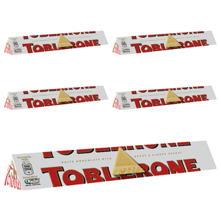 TOBLERONE 瑞士三角 白巧克力, 100g, 5條