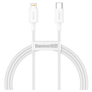 Baseus 倍思 優勝系列 快充數據線 Type-C to i P PD 20W, 0.25m, 白色, 1條
