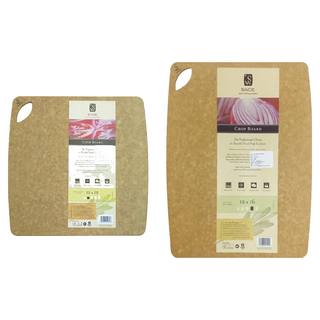 SAGE 無菌木砧板2件組, 木色, 1組