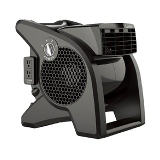 Lasko 樂司科 AirPlus黑武士渦輪循環風扇, U15617TW, 三段式風速, 多功能雙插座