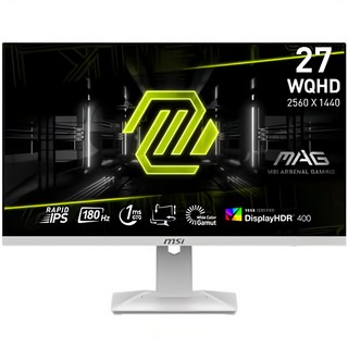 MSI 微星 MAG 274QRFW 平面電競螢幕 27型/2K/HDR/180hz/1ms/IPS 原廠保固, 1個