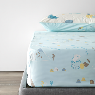 HOLA 和樂家居 純棉長效防蟎床包 雙人 1kg