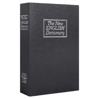 書本保險箱 密碼款, 顏色隨機, 小 11.7 x 17.5cm