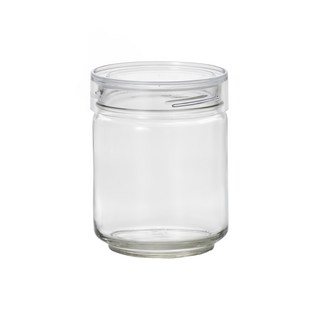 ADERIA 日本進口抗菌密封寬口玻璃罐 透明, 1入, 750ml