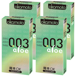 Okamoto 岡本 003蘆薈ALOE 衛生套 52mm, 10入, 4盒