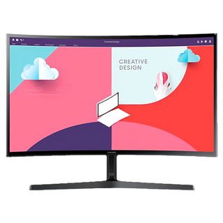 SAMSUNG 三星 24型 VA FHD 16:9 75Hz 曲面螢幕, S24C366EAC, 24吋