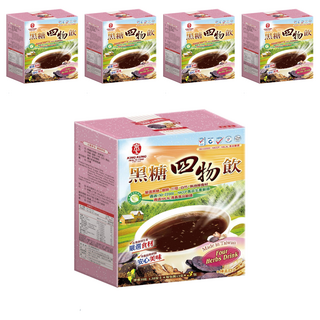 京工 黑糖四物飲 草本 香醇 順口, 13g, 3包, 5盒