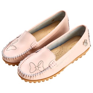 BORUI 柏睿鞋業 女款 米妮造型休閒豆豆鞋