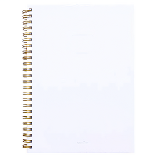 conifer 綠的事務 25K 仙蹤特調系列 空白筆記, 易翻雙線圈裝訂 豐富的3種內頁格式 無酸紙內頁 紙質滑順不刮筆, 白色情人 白, 1本