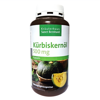 Sanct Bernhard 聖伯納德 南瓜籽油膠囊 500mg, 400顆, 1罐