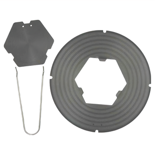 EDISH 壹滴水 多用途圓形食物鎖鮮導熱解凍板 471g, 1個, 260mm