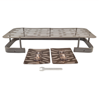 太空鋁浴室收納架, 槍灰色, 四方升級加高圍欄, 四方-升級加高圍欄, 槍灰, 1個