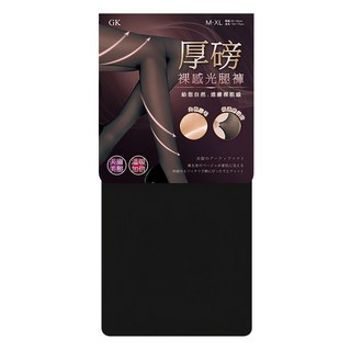 ONEDER 旺達棉品 厚磅裸感光腿褲, 美膚美腿, 遮瑕疵, 緊實耐穿, 黑色, M-XL