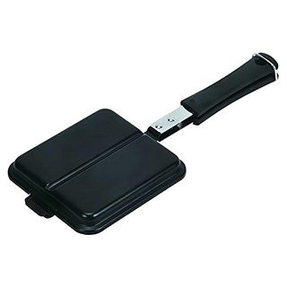 珍珠金屬IH兼容鑄鐵熱壓三明治製造器 帶隔板 HB-5911, 1個