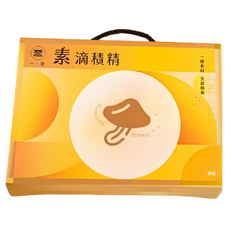 一全 素滴積精禮盒, 含杏鮑菇, 金針菇, 香菇, 秀珍菇, 舞菇, 每包60毫升, 共8包, 480ml, 1盒