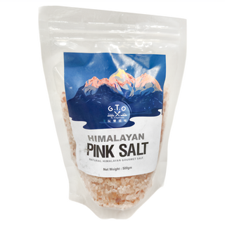 GusTosO 玩饗滋味 喜馬拉雅山玫瑰鹽 粗 500g- 天然風味，料理調味首選, 1包