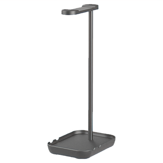 上手家居 耳機架, 黑色, 穩固底座, 180度旋轉支架, 多功能使用, 1組, 單一商品