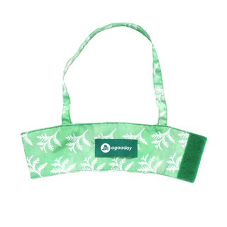 agooday 好日子 兩用飲料杯套 100%聚酯纖維 台灣製 適用於直徑8.7公分以下的杯子 可收納吸管, 紅檜, 1個