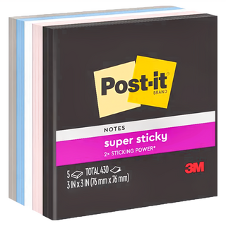 3M Post-it 利貼 狠黏便條紙紙磚, 654_5SSNE, 450張, 1個