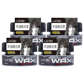 GATSBy 自然造型腊 無光澤 黑色, 80g, 4罐