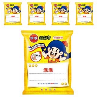 乖乖 玉米脆條 五香口味, 非油炸, 法國進口非基因改造玉米, 40g, 5包