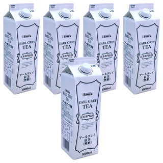 HOMER 伯爵紅茶 無糖, 1L, 5入