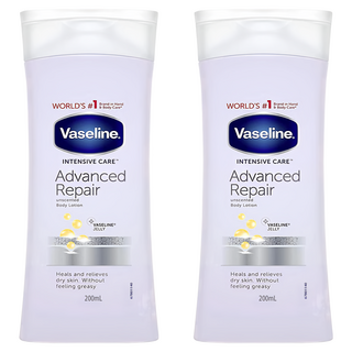 Vaseline 凡士林 潤膚乳液 修護無香 Advanced Repair, 200ml, 2瓶