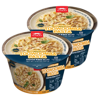 Mr.HOO 微辣白醬義大利麵碗裝, Toowoomba Pasta, 182g, 2入