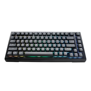 Ducky ProjectD Tinker 75% 經典黑 機械式鍵盤 RGB 熱插拔 紅軸 中文 客製化, PKTI2383AST-CRTWPDOECLAAW1, 1個