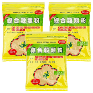 健而美 綜合穀類粉 無加糖 純素 適合銀髮族, 400g, 3包