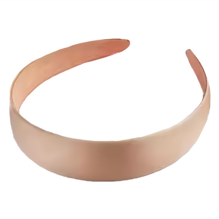 SCHÖN 日本純色寬版髮箍, 3 x 12cm, 卡其色