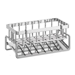 ONE HOUSE 悅川不鏽鋼排水瀝水架 帶桿, 1層, 1個, 201不鏽鋼原色