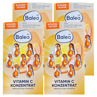 dm Balea芭樂雅 維他命C精華膠囊 深層潤澤 改善乾燥 溫和輕盈 德國製造, 7ml, 4組