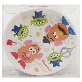 收納王妃 玩具總動員插畫硬式珪藻土杯墊 2入, 熊抱哥&蛋頭夫妻, 1組