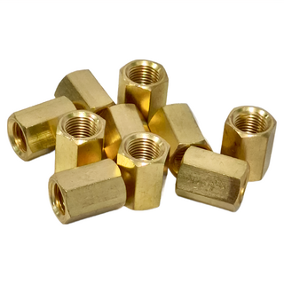 一般銅雙內牙接頭 1/4" x 1/4" 10入, 1組