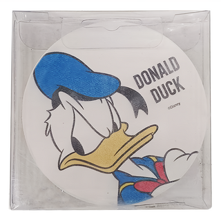 收納王妃 唐老鴨硬式珪藻土杯墊 圓形, 姪子款, 2個