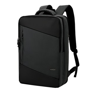 ADDEDIT 後背包, 黑色, 28 x 12~16 x 40cm
