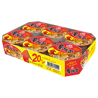 [箱裝]OTTOGI 不倒翁 蔥燒牛肉風味碗麵 104g, 6入