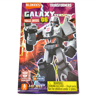 BLOKEES 布魯可 變形金剛 可動積木公仔群星版第六彈, 變形金剛, 1盒, 變形金剛 紫色