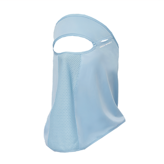 AREX SPORT 高爾夫防曬面罩親膚冰絲網眼護臉遮頸脖圍 AS-3496, 天空藍, 1個